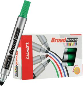 Flipkart.com | LUXOR 971 Broad Marker - Green - Marker