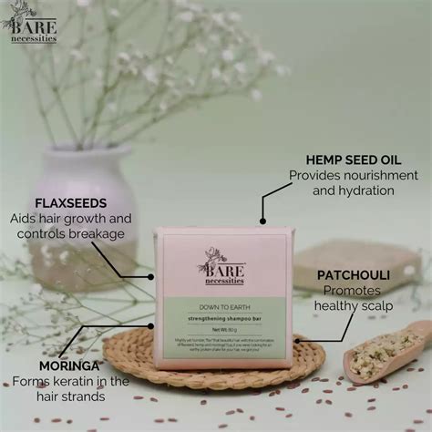 Down to Earth Shampoo Bar | Protein-Rich Plant-Based Hair– Bare Necessities