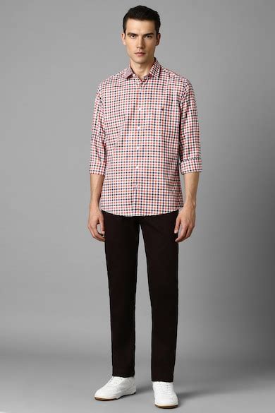 Buy Men Multi Slim Fit Check Full Sleeves Casual Shirt Online ...