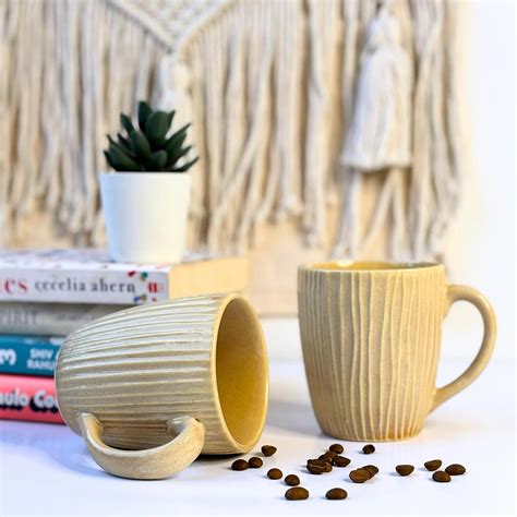 Buy Decor Doers Ceramic Coffee Mug 320ml Each Capacity, Microwave ...