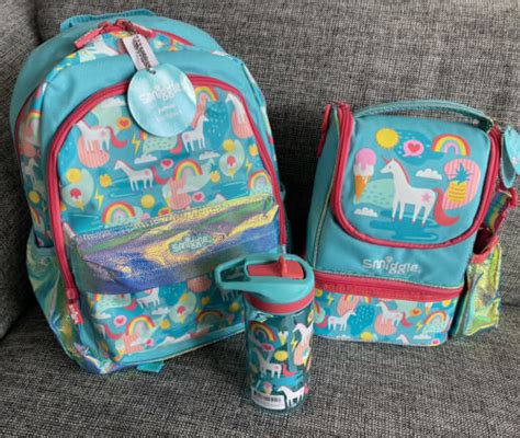 Girls Smiggle Junior GO Unicorn Backpack Bag Lunch India | Ubuy