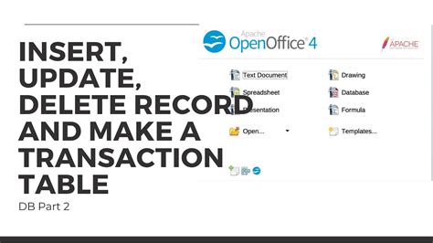 Image result for OpenOffice Database Tutorial
