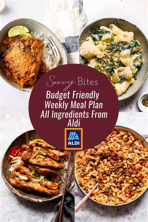 Aldi quick and easy flexible budget meal plan january 24 – Artofit