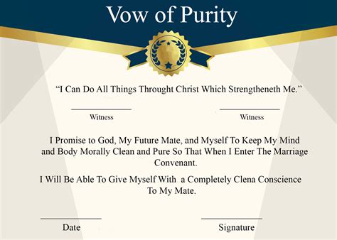 Certificate of Purity Sample | Certificate Of