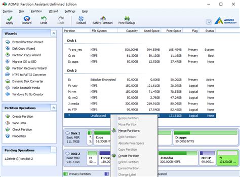 Create Partition Primary 的图像结果