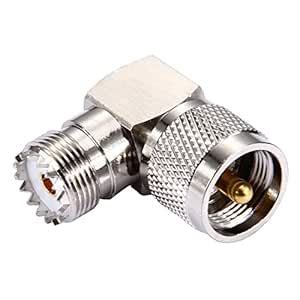 CHENCHUAN Computer Cables UHF Female to UHF Male Connector, 90 Degree ...