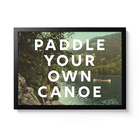 Paddle Your Own Canoe – National Park Print Shop