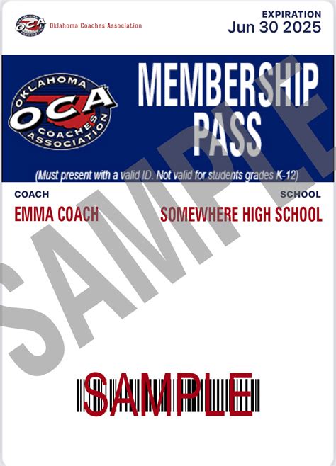 Digital Cards - Oklahoma Coaches Association