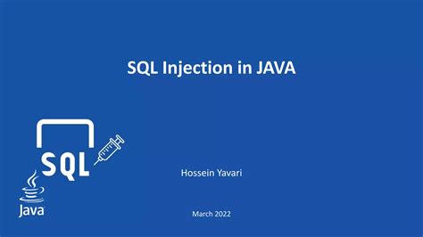 Image result for Java SQL Injection