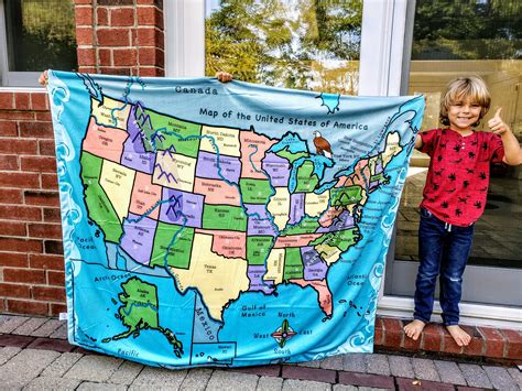 State Capitals Map For Kids