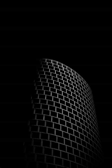 Download Solid Black 4K Tower Wallpaper | Wallpapers.com