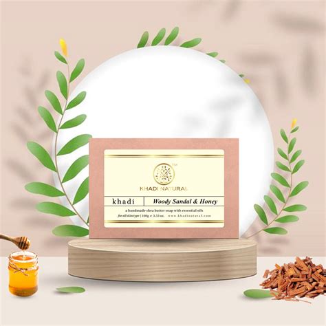 KHADI WOODY SANDAL & HONEY SOAP