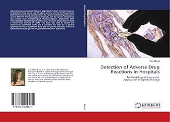 Detection of Adverse Drug Reactions in Hospitals : Ana Miguel: Amazon ...