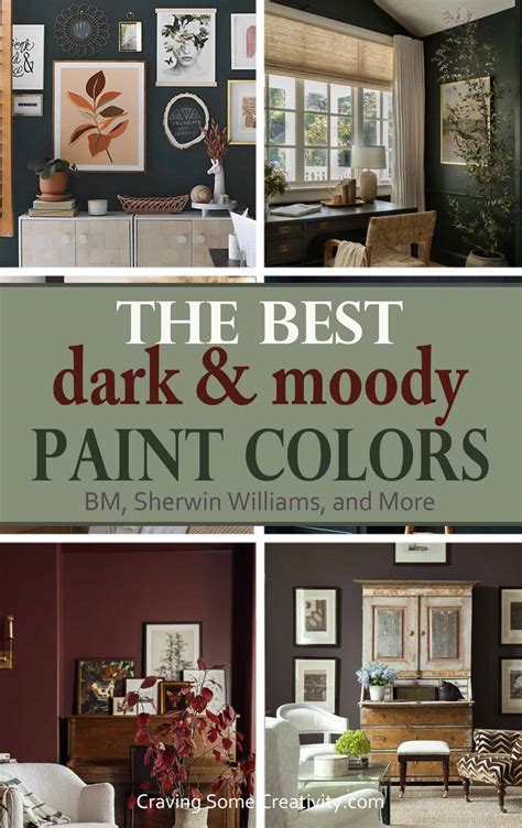 Trending Moody Paint Colors in Real Rooms • Craving Some Creativity