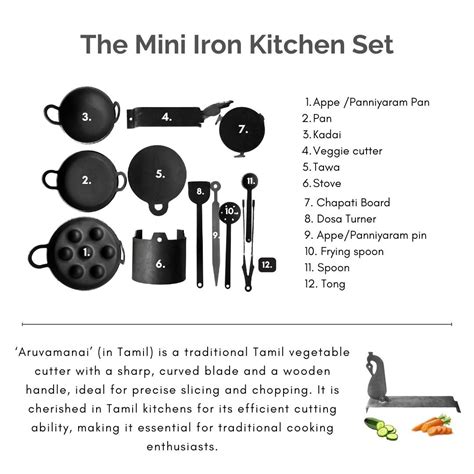 Kids Mini Iron Kitchen Set – Childhood Matters