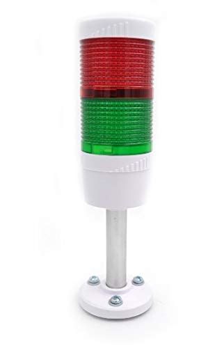 2 Tier, LED Tower LAMP, 24V DC, (RED, Green) by Surya Manufacturing ...