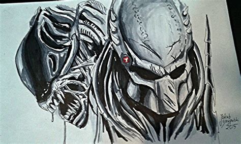Image result for Alien vs Predator Drawing Refrence