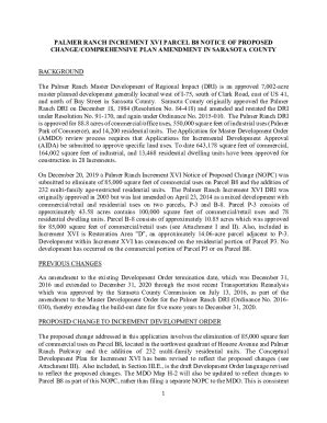 Fillable Online re-zoning request of parcel b-8 at palmer ranch parkway ...