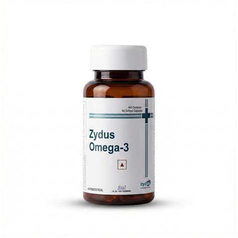 Zydus Omega 3 1000mg Capsules | Clinical Grade, Mercury Free & Heavy ...