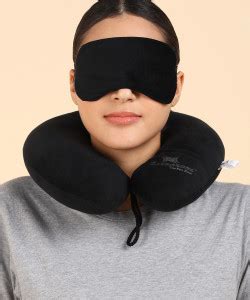 Zexsazone U Shape travelling neck pillow with Eye mask multipurpose ...
