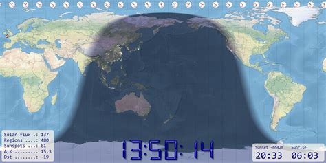 Image result for Ham Radio Grey Line Map