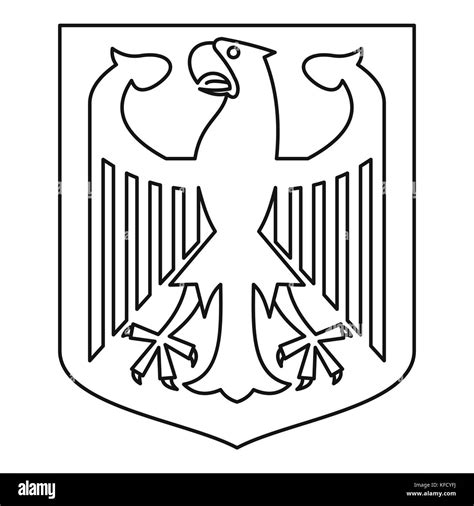 Printable Small Black And White German Flag