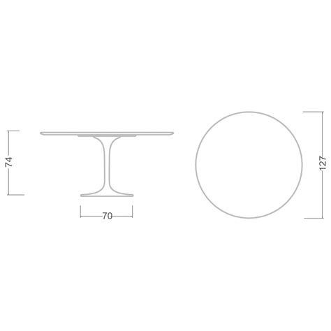 Round Dining Table in Calacatta Michelangelo Ceramic