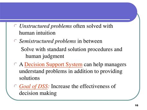 Image result for Unstructured Decisions Examples