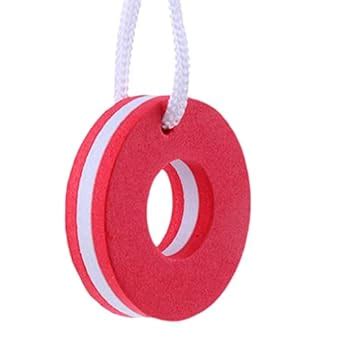 KAZRU Boat Floating Key Chain Storage Keychain Marine Keys Holder- Red ...