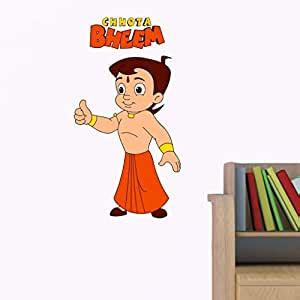 Buy Asian Paints Nilaya - Chhota Bheem and Friends 12" x 23" wall decal ...