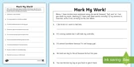 Using Because Activity Sheet (teacher made) - Twinkl