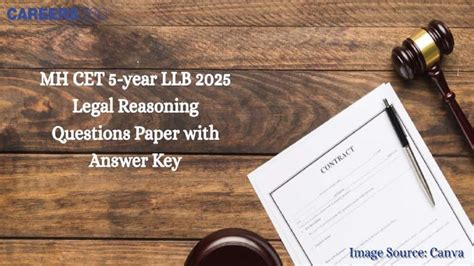 MH CET 5-year LLB 2025 Legal Reasoning Questions Paper with Solutions ...