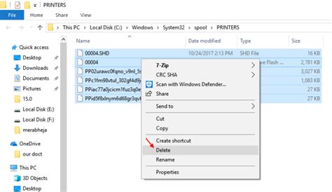 Image result for Delete Printer Queue Files