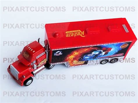 Buy Disney Cars Mack Hauler Transforming Lightning McQueen Custom Read ...
