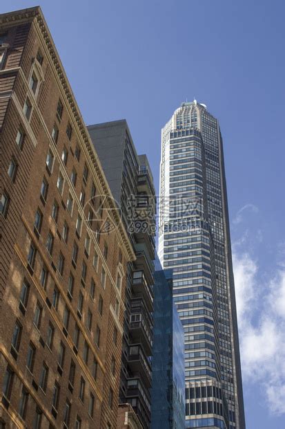 美国纽约市摩天大楼的俯视图高清图片下载-正版图片507028674-摄图网