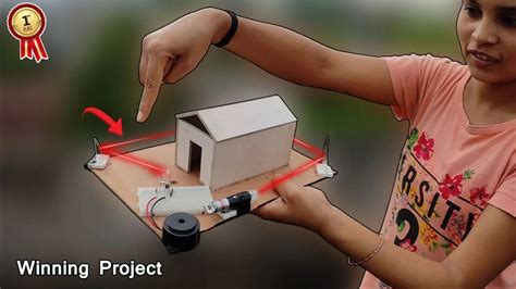 Laser Security Alarm for House Science Project | Laser LDR Security Sy ...