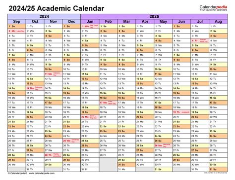 Free Printable 2024 And 2025 Academic Calendar Printable | Printable ...