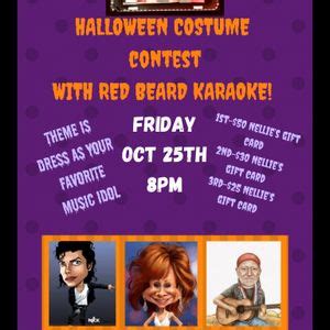 Costume contest w/RED BEARD KARAOKE, 122 South Jackson Road, Pecatonica ...