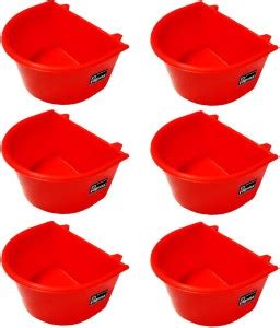 Pagona Bird Feeder Cage Food or water Feeder D Cup Plastic Pet Bowl ...