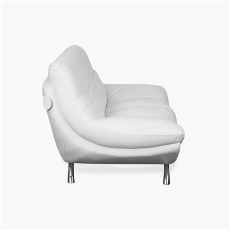 Buy Residence Half Leather 2-Seater Sofa - White from Home Centre at ...