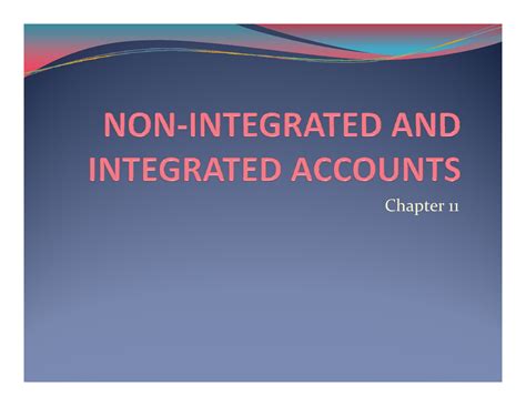 Cost Accounting Notes - Chapter NONNON ‐‐INTEGRATEDINTEGRATED ...