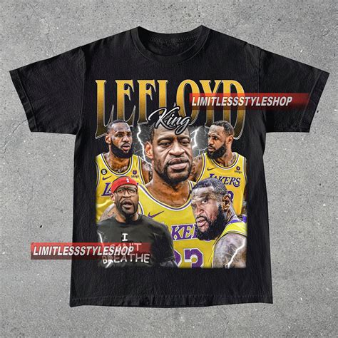 Vintage King Lefloyd T-shirt, Unisex Man and Women Graphic Tee, Lebron ...