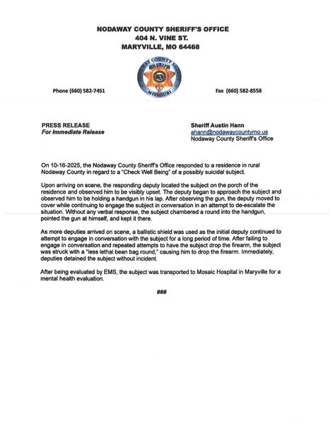 Nodaway County Sheriff's... - Nodaway County Sheriff's Office