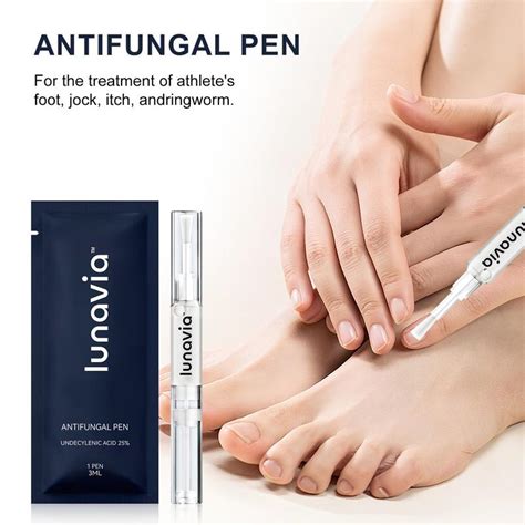 Lunavia Antifungal Pen 6pcs UNDECYLENICACID 25% for Athlete's Foot Jock ...