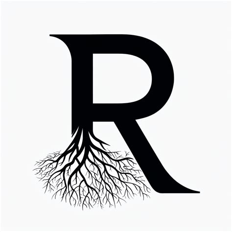 Intricate Black R Letter with Skeleton Guitarist Design Monogram - Playground