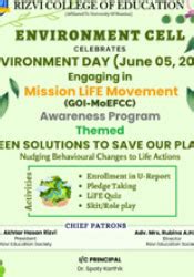 Environment Cell - Rizvi College of Education