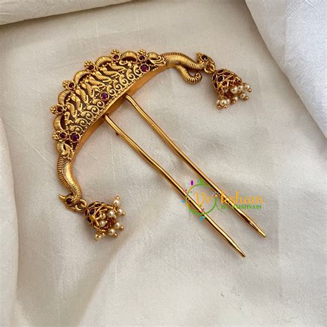 Premium Kemp Single Jada Billai -Bun Billai-G9604 – vrikshamindia