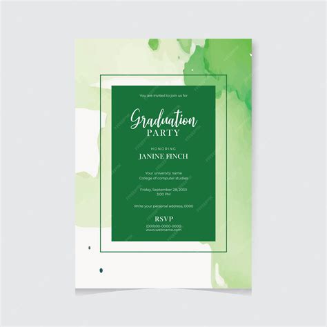 Graduation Layout Template 的图像结果