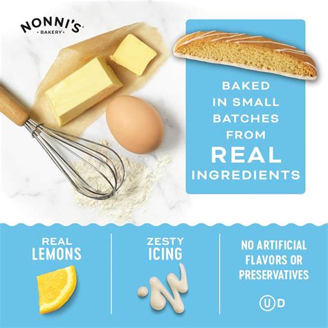 Nonni's Nonni's Limoncello Biscotti Italian Cookies - Zesty India | Ubuy