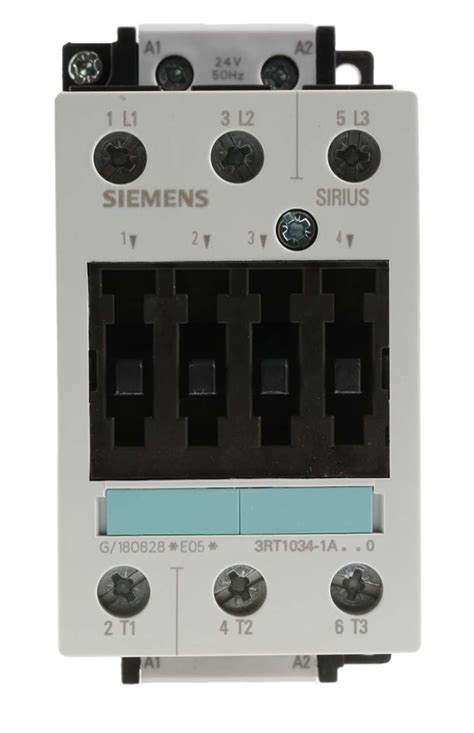 3RT2027-1AB00 Siemens | Siemens SIRIUS 3RT Size S0, 3RT2 Contactor, 24 ...